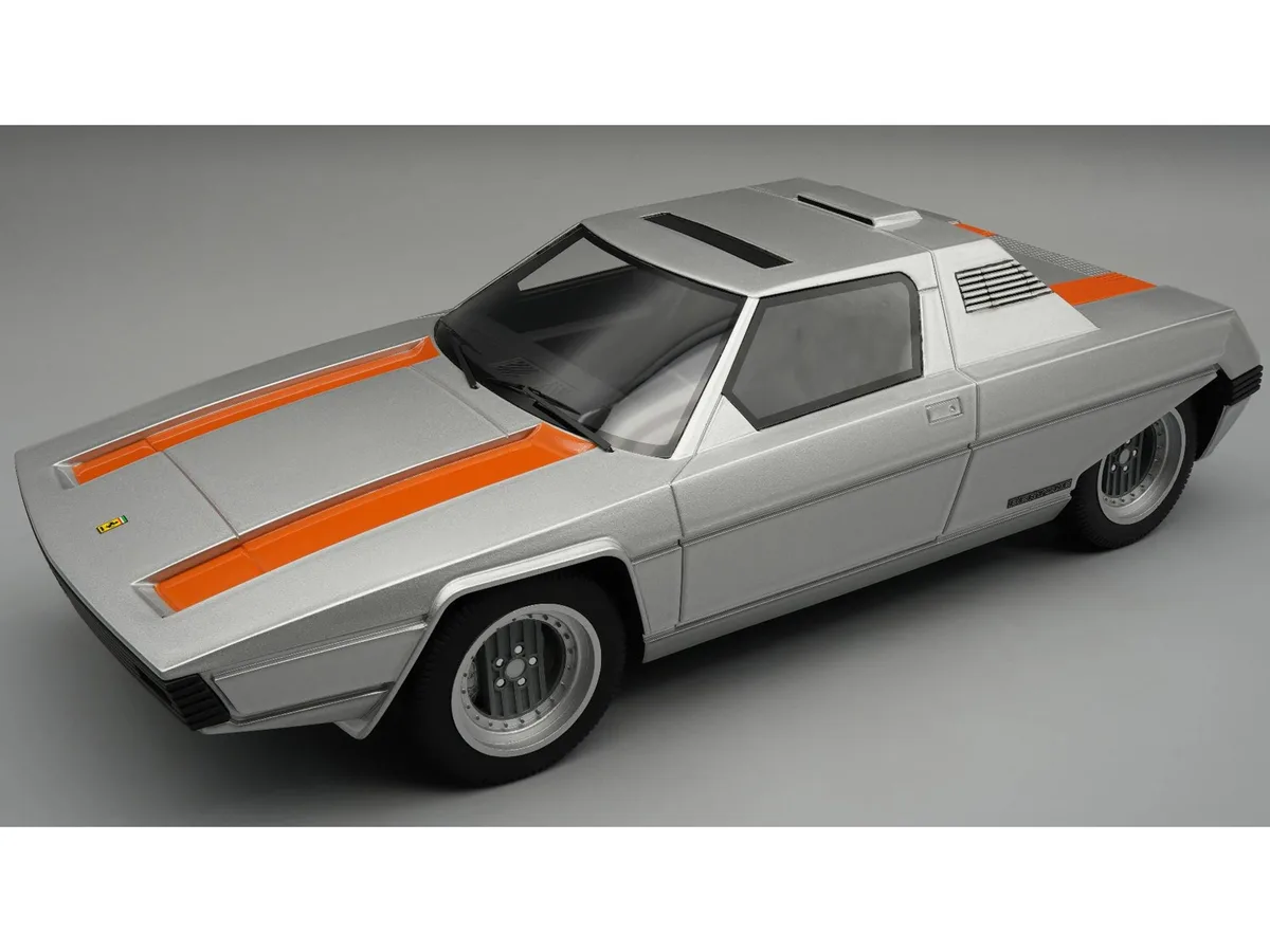 Tecnomodel Tecnomodel 1976 Ferrari 308 GT Rainbow Bertone Silver Orange Mythos Series 1/18 Limited 35 pcs — product photo