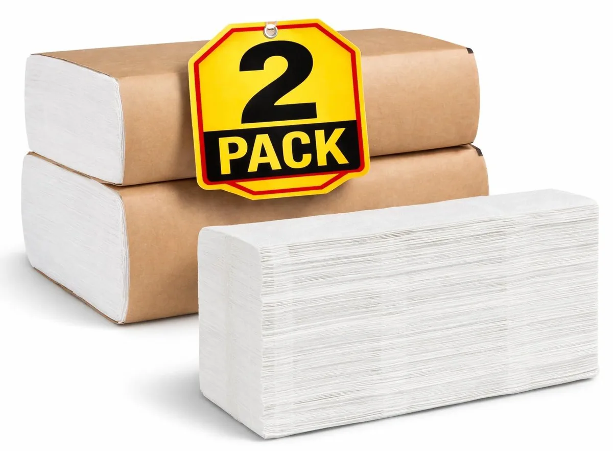 OFF! 1131 Multifold Paper Towels 1-Ply 9" x 9.45" 250 Sheets 2 Pack — product photo