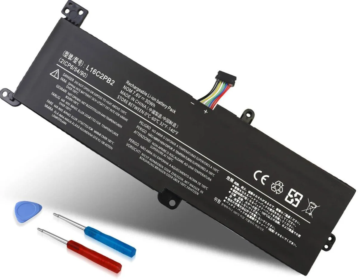 PISKEKAT PISKEKAT L16C2PB2 laptop battery 7.6V 30Wh 3-cell — product photo