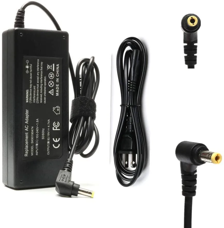 myVolts myVolts 90W 19V 4.74A AC Adapter for Toshiba Satellite — product photo