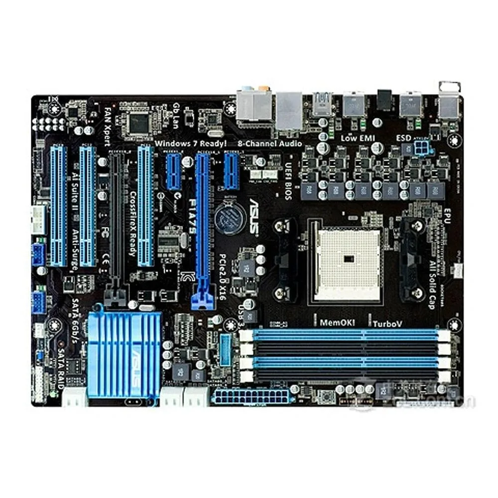 ASUS ASUS F1A75 AMD A75 motherboard Socket FM1 DDR3 64GB ATX — product photo