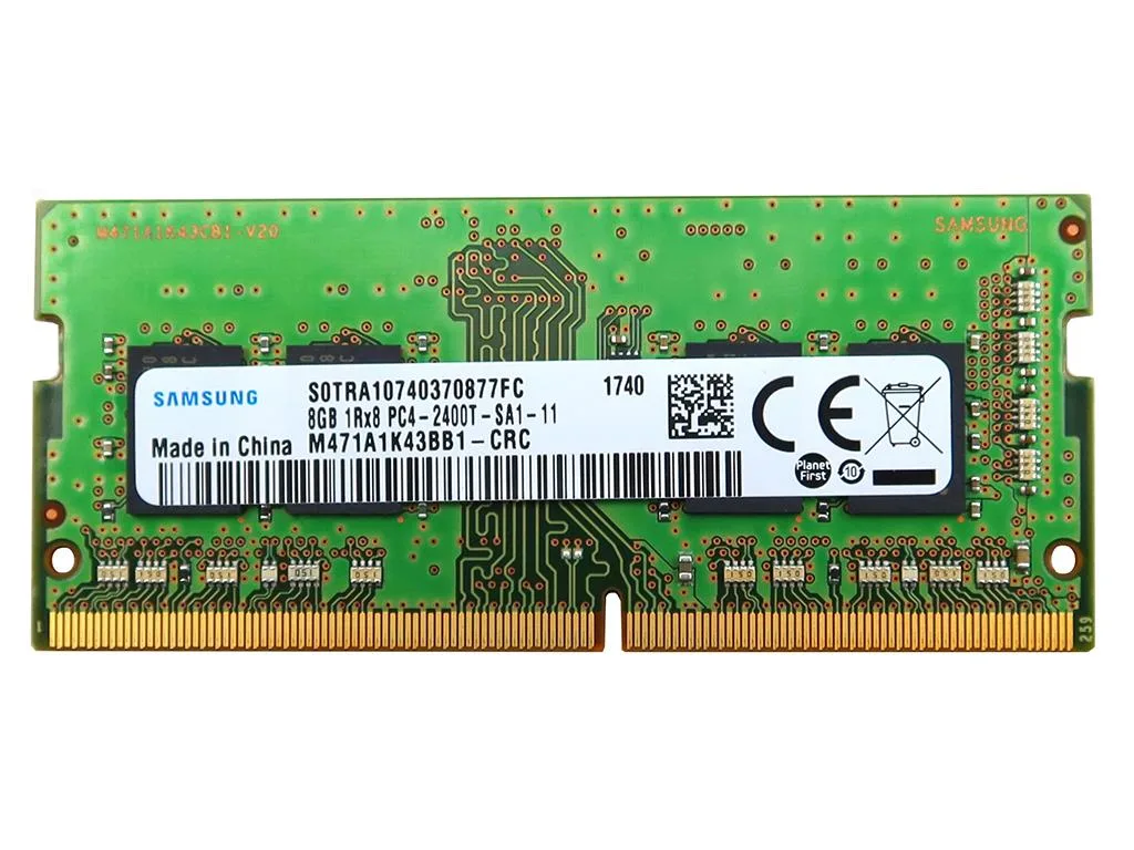 SAMSUNG SAMSUNG M471A1K43BB1-CRC_UA 8GB DDR4 laptop RAM 2400MHz CL17 1Rx8 — product photo