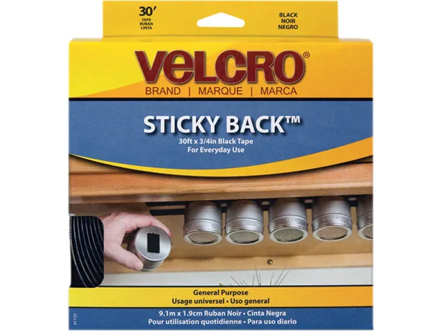 Velcro Velcro 91137 Sticky-Back Hook and Loop Fastener, 30 ft roll — product photo