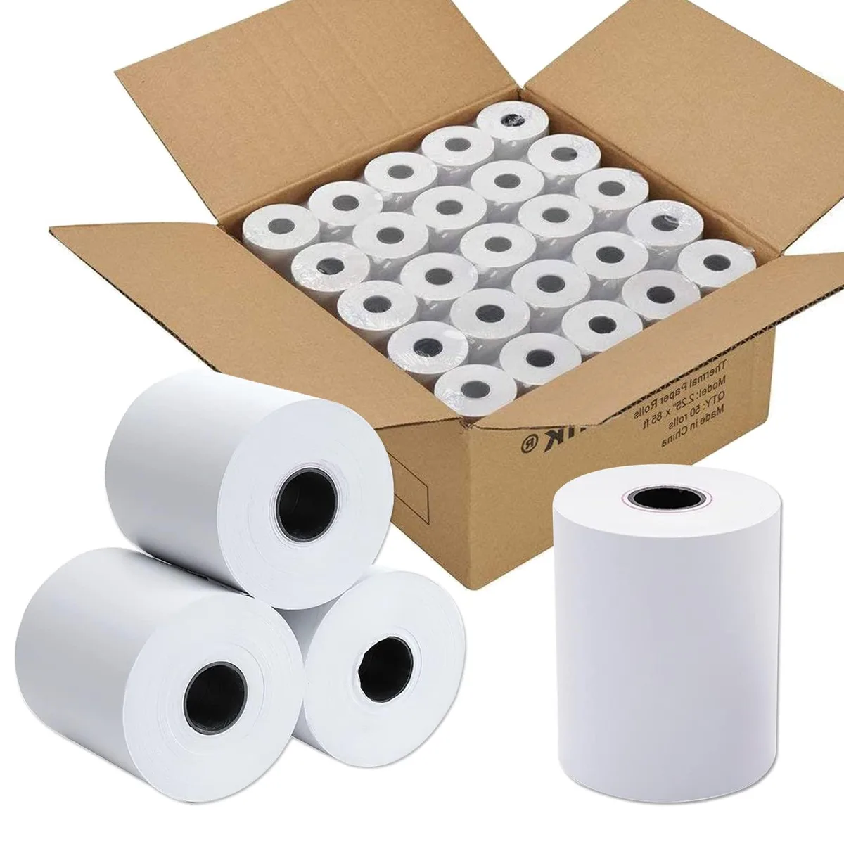  Brother FRP57x50.50FBA Thermal Receipt Paper 50 Rolls 2.25" x 50 ft — product photo