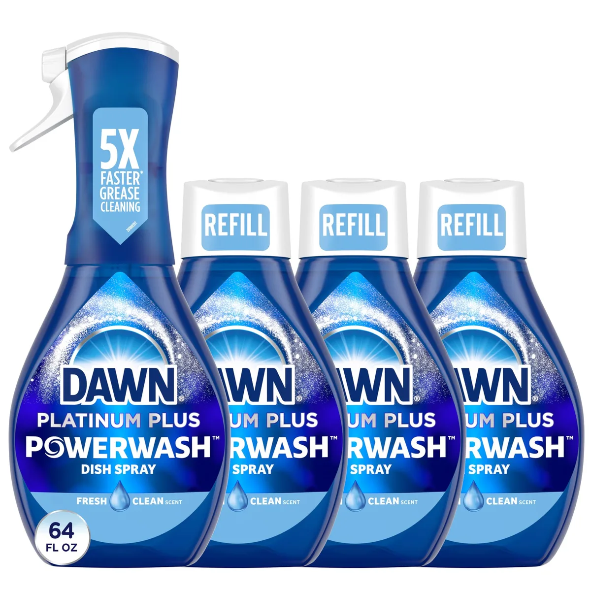 Dawn Powerwash Spray Fresh 4x16oz — product photo