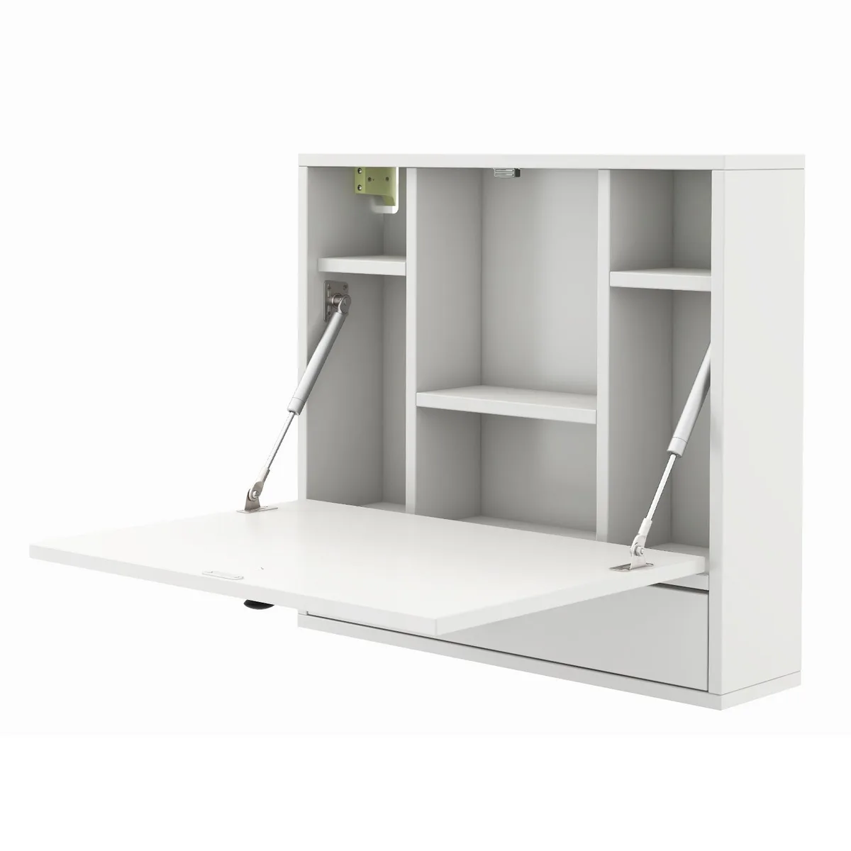 SlickBlue SlickBlue Wall-Mount Foldable Desk White 24'' x 6'' x 22.5' — product photo