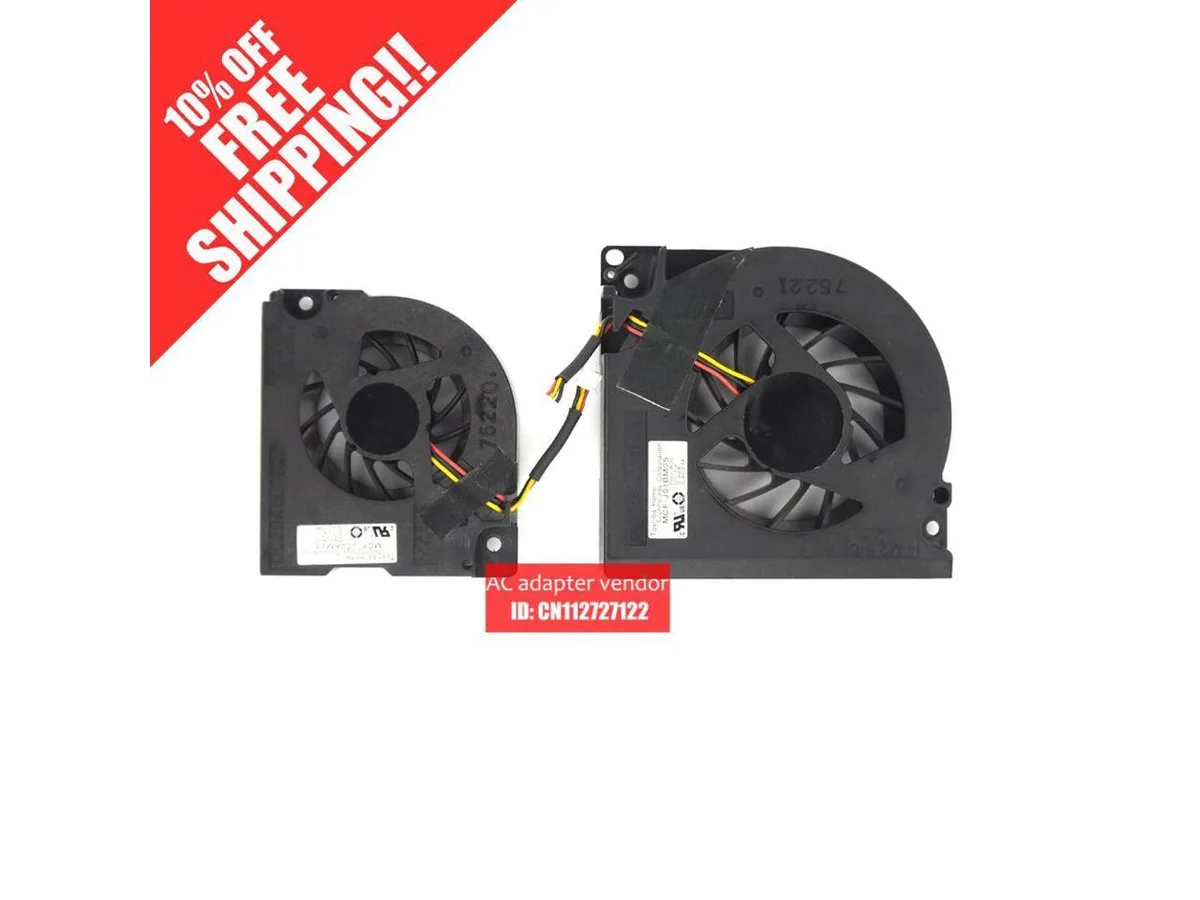Fans Fans Dell 9400 M6300 M90 CPU & GPU fan pair — product photo