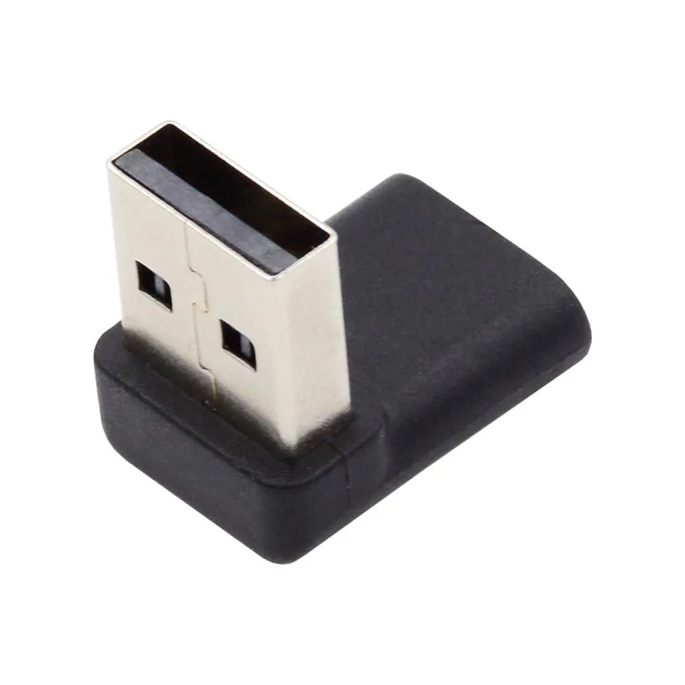 Fervit Fervit USB-C 90 Degree Up Angled Female to USB 3.0 A Male Adapter — product photo