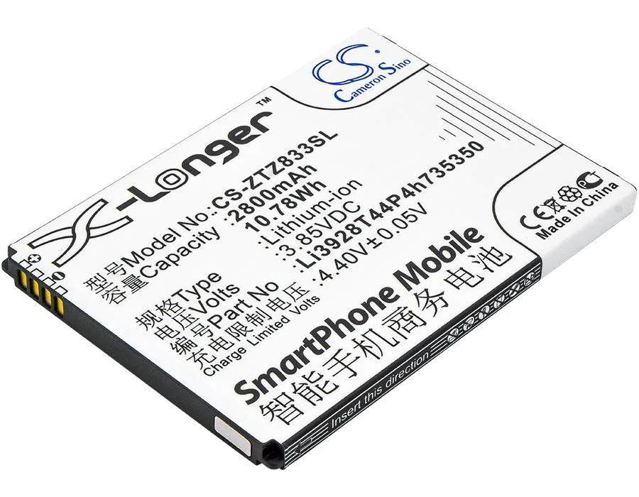 Estry Estry Z837VL 2800mAh 3.85V standard battery — product photo