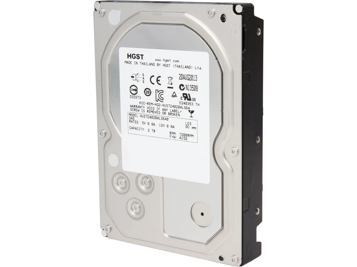 HGST HGST Ultrastar 7K4000 0B26887 2TB 7200 RPM 64MB SAS 6Gb/s 3.5" internal hard drive — product photo