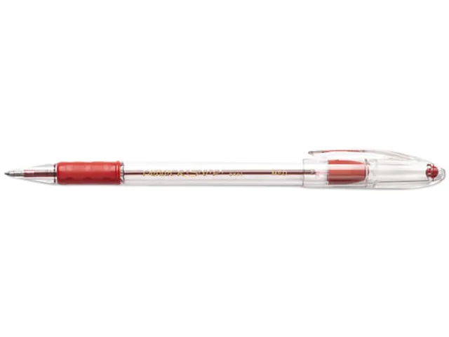 Pentel of America, Ltd. Pentel of America, Ltd. BK91B R.S.V.P. Ballpoint Stick Pen, Red Ink, Medium, Dozen — product photo