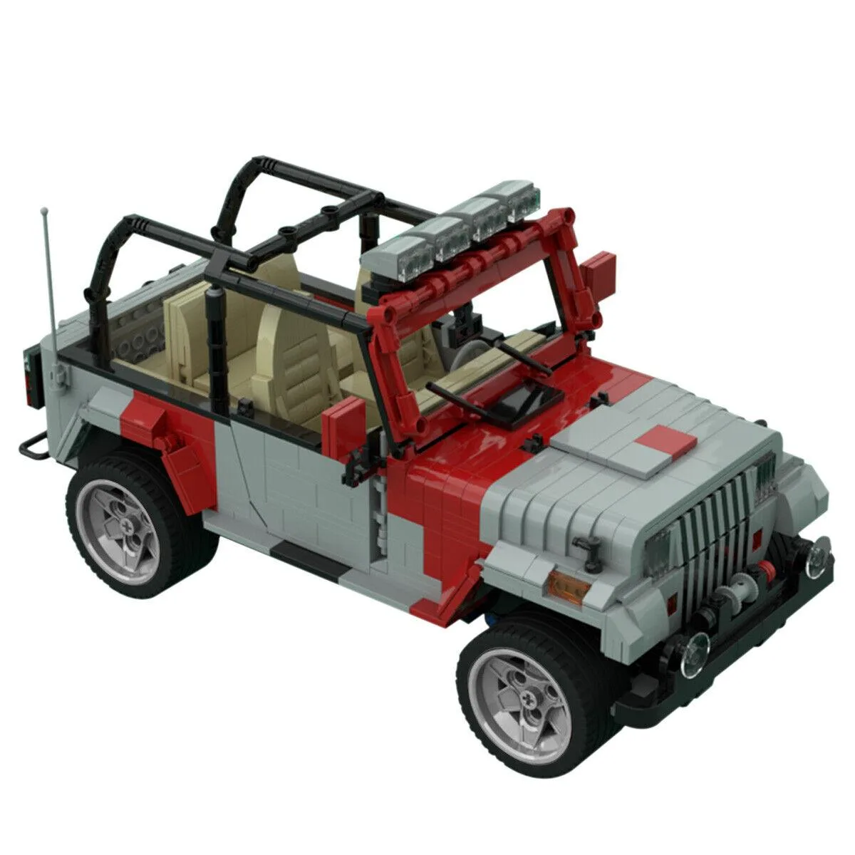 ZITIANYOUBUILD ZITIANYOUBUILD C4619 Number 12 Staff Car SUV Building Set — product photo