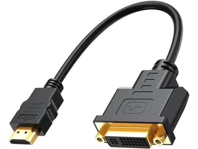 Manw Manw 1FT Bi-Directional HDMI Male to DVI-I 24+5 Female Cable 1080P — product photo
