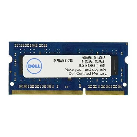 DELL DELL SNPNWMX1C/4G 4 GB DDR3L DDR3 204-pin SoDIMM memory upgrade — product photo