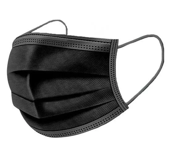 Banana Products, LLC Banana Products, LLC 3PLY Black Face Masks Case of 2000 — product photo
