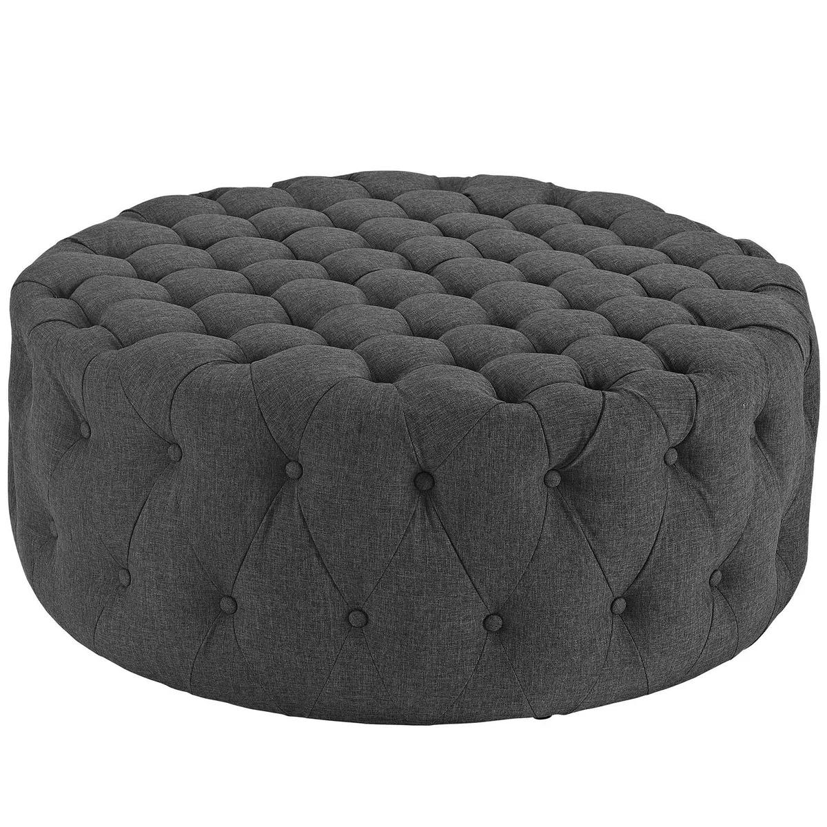 Modway Furniture Modway Furniture Amour Upholstered Fabric Ottoman Gray 40 16.5 287 — product photo