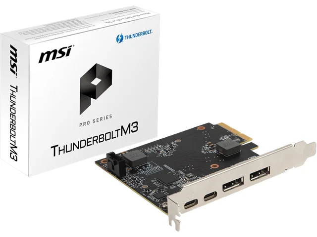 MSI MSI ThunderboltM3 PCI Express to Thunderbolt expansion card — product photo