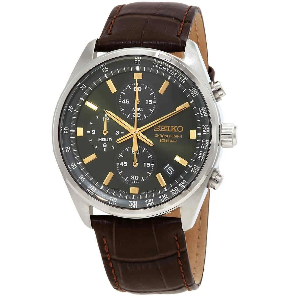 Seiko Seiko SSB385P1 Chronograph Quartz Green Dial 41mm 100m Watch — product photo