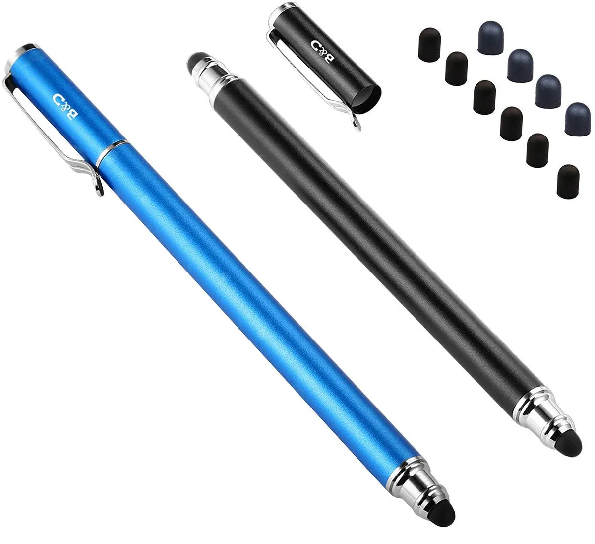 Bargains Depot Stylus 5.5" 0.18" Tip Blue/Black 2 Pack — product photo