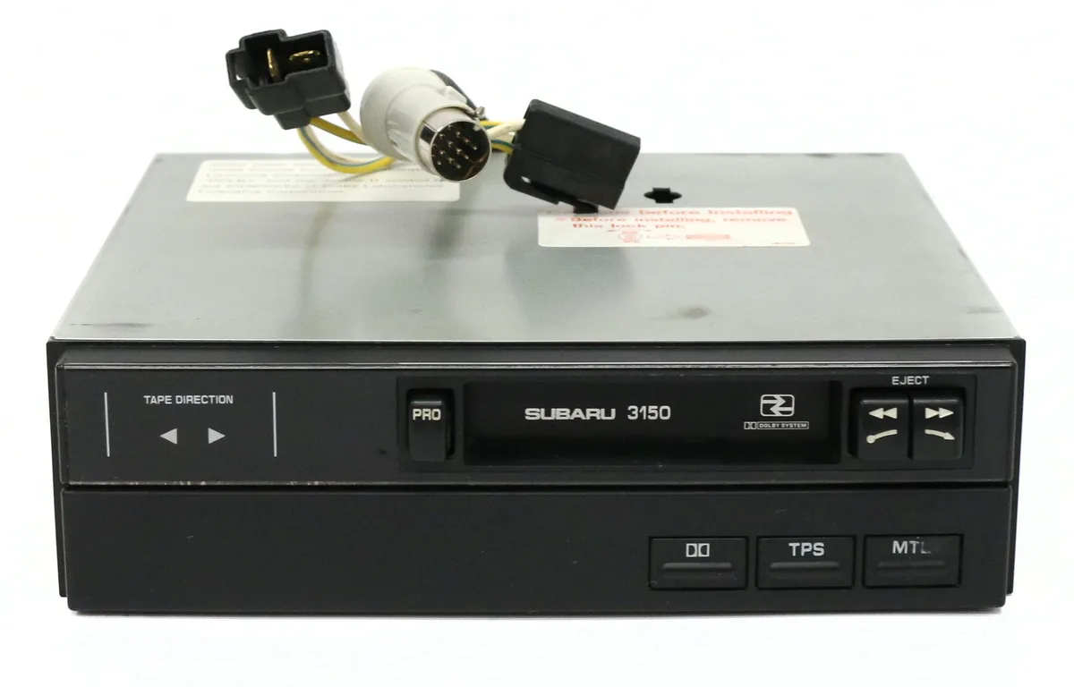 1 Factory Radio 1 Factory Radio PF-8118U Cassette Player Face 3150 1990-96 Subaru Impreza Legacy — product photo