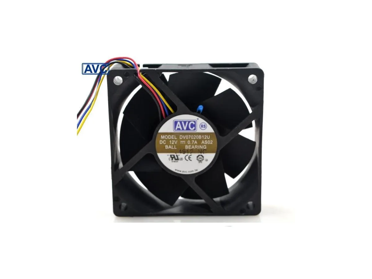 Fans Fans 7020 70mm 12V .7A dual ball bearing case fan — product photo