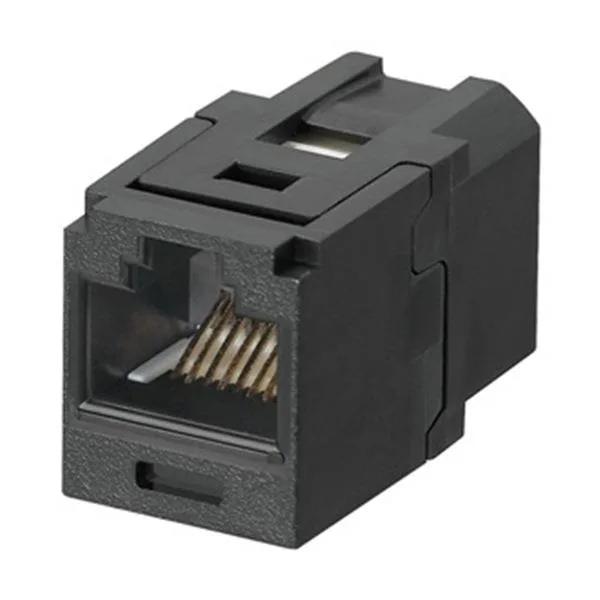 Panduit Panduit CC688BL RJ45 Cat6 coupler fitting, black — product photo