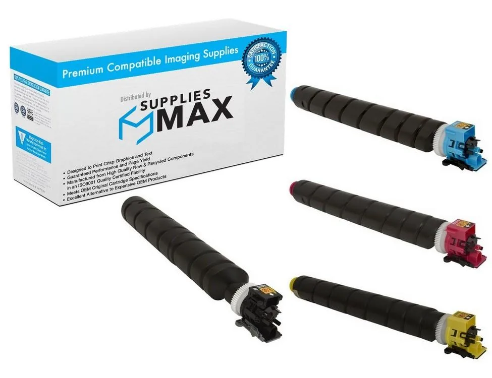 SuppliesMax SuppliesMax KYOTK-8337MP Toner Cartridge Combo Pack BK/C/M/Y — product photo
