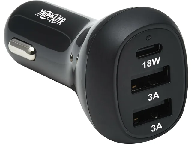 Tripp Lite Tripp Lite U280-C03-36W-1B 3-Port USB Car Charger 36W — product photo