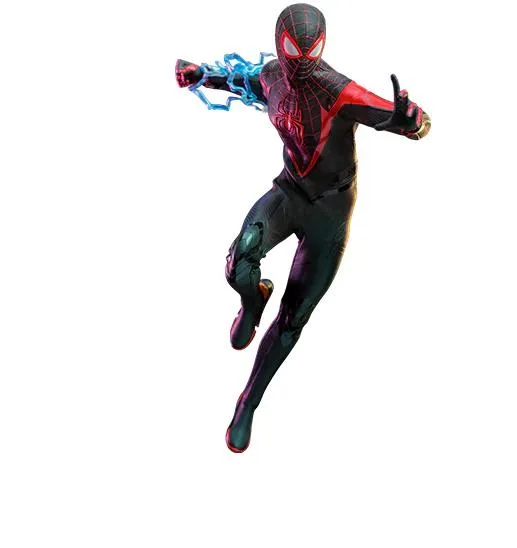 Hot Toys Hot Toys VGM55 Marvel's Spider-Man 2 Miles Morales Upgraded Suit 1/6 action figure — product photo