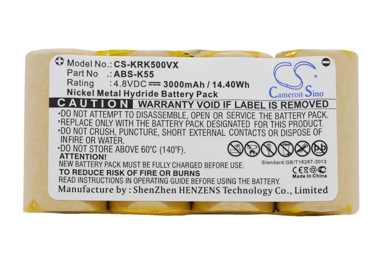 Estry Estry K50 4.8V 3000mAh standard battery — product photo