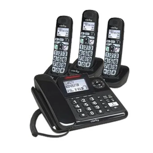 Clarity Clarity CLARITY-E814CC4 cordless phone 40dB 4 handsets DECT 6.0 — product photo