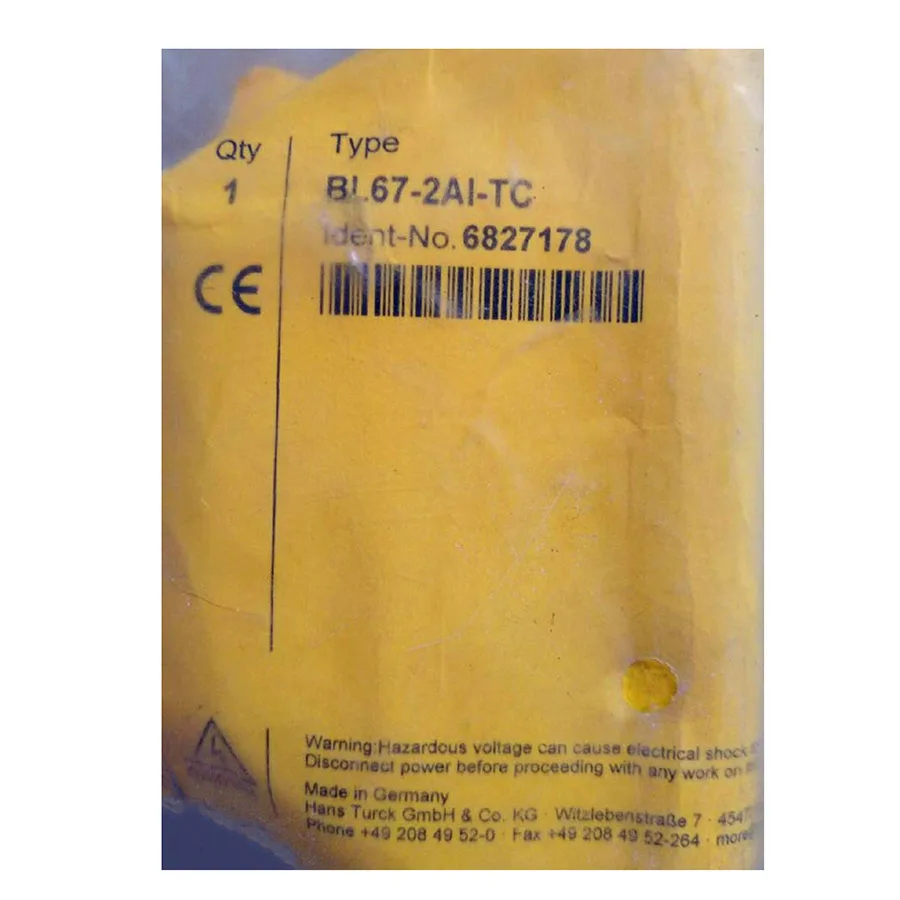 Turck Turck BL67-2AI-TC 6827178 electronic module electrician tool — product photo