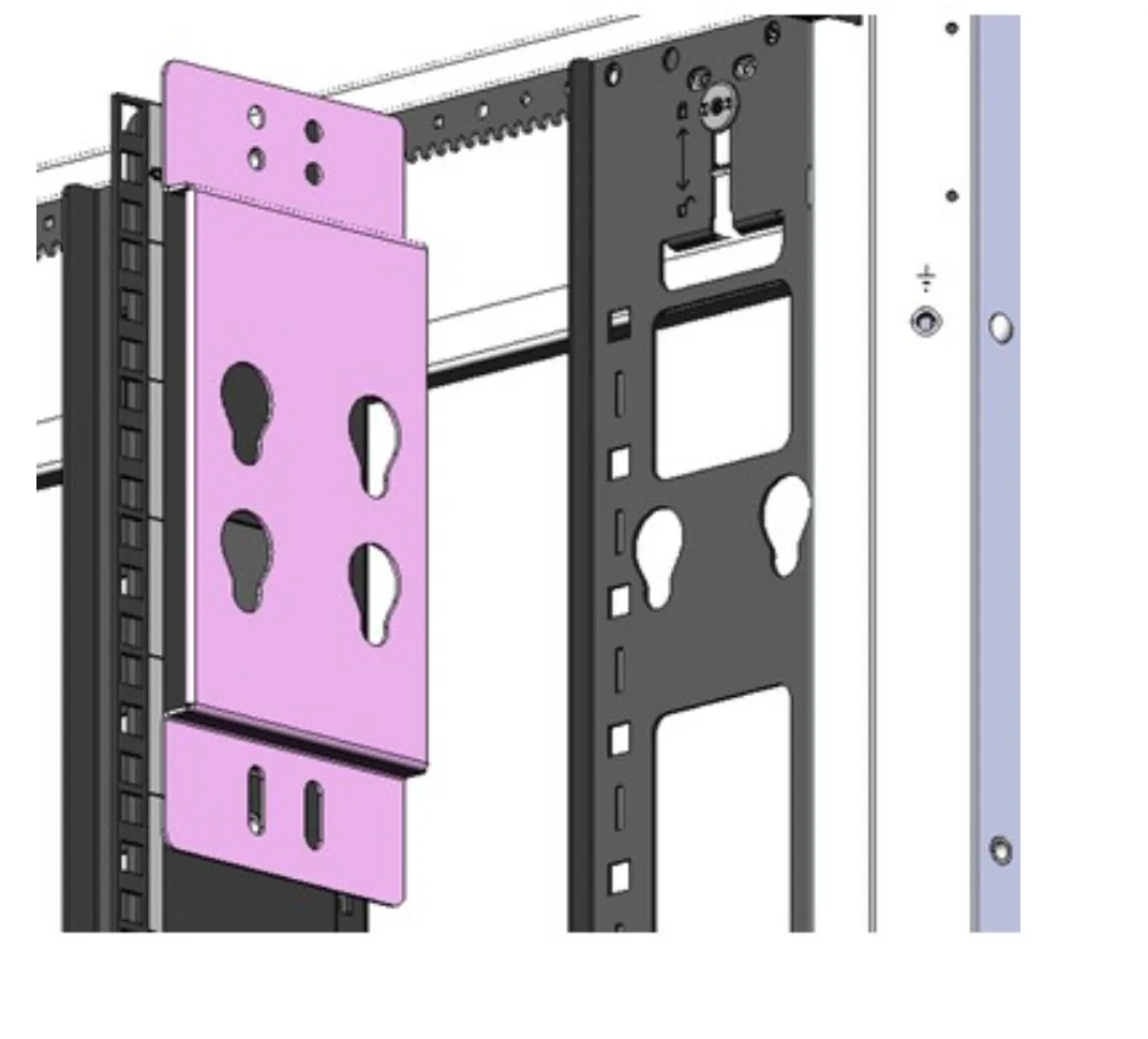 APC APC AR7711X960 PDU Rear Mount Kit 750 mm 42/48U — product photo