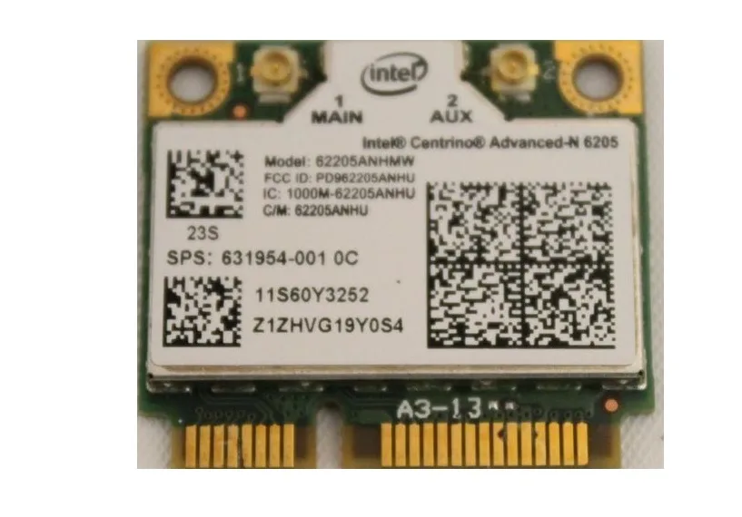 Intel Intel HP Wi-Fi Adapter Broadcom 631954-001 — product photo