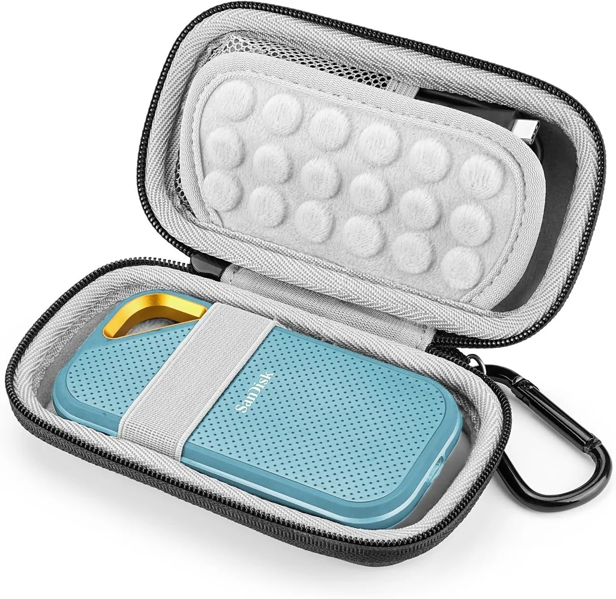 Goldfo Goldfo Grey Hard Case for SanDisk Extreme Pro/Extreme SSD 500GB — product photo