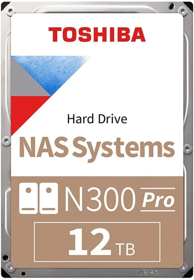 Toshiba Toshiba N300 Pro 12TB 3.5" 7200 RPM 512MB Cache SATA 6.0Gb/s HDWG51CUZSVB — product photo