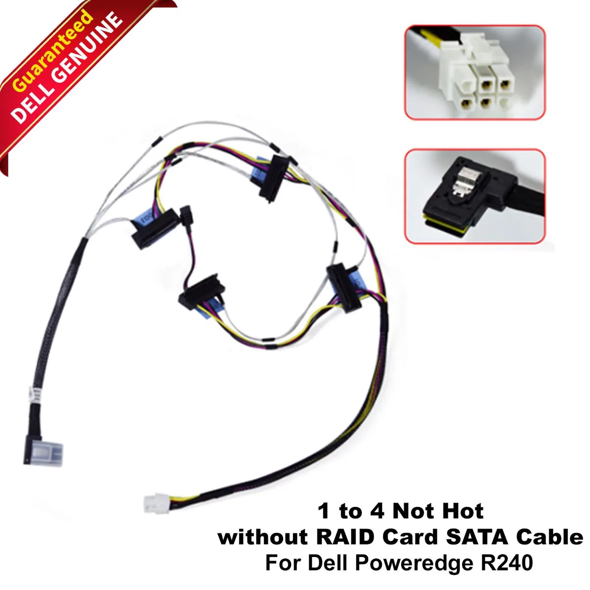 DELL DELL 2F8RD PowerEdge R240 1-to-4 SATA Cable — product photo