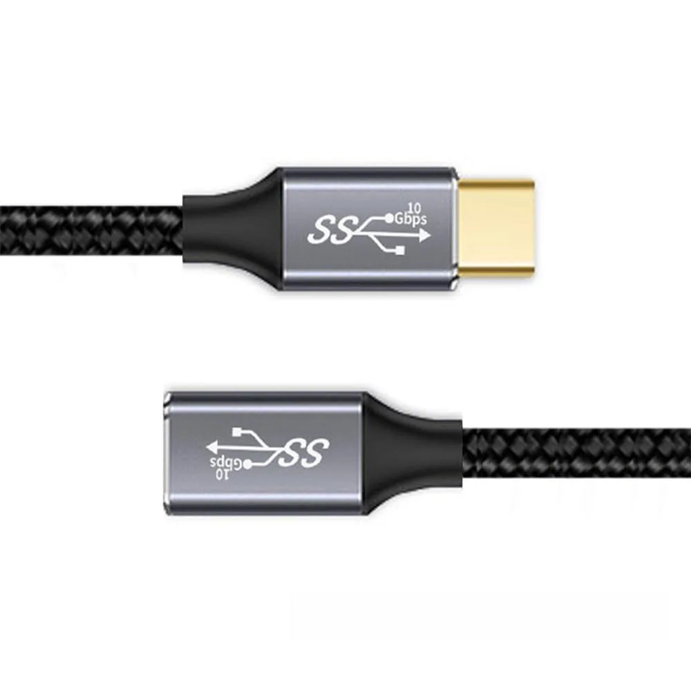 LORDWORLD LORDWORLD USB-C 3.1 Male-Female Extension Cable 10Gbps 100W 3.0m — product photo