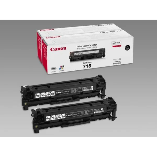 Canon Canon 718 Black Toner Cartridge 2662B002 — product photo