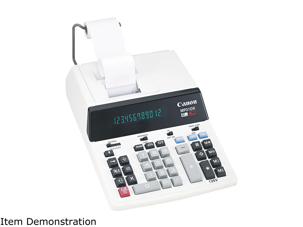 Canon Canon 2292B001 MP21DX printing calculator, educational supply — product photo