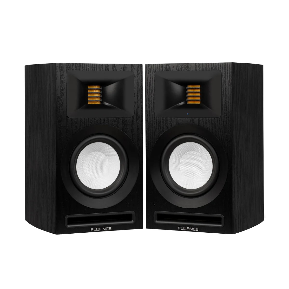 Fluance Fluance Ri71 Reference Stereo Powered Bookshelf Speakers 120W Black Ash — product photo