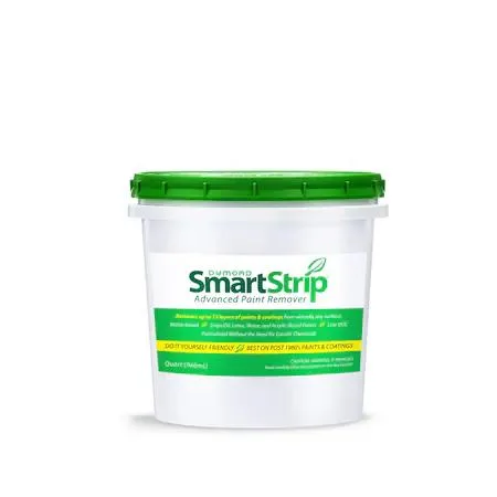 White liquid paint remover in a one quart bucket