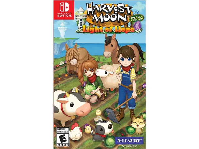 Natsume Natsume Harvest Moon Light of Hope nintendo switch video game — product photo