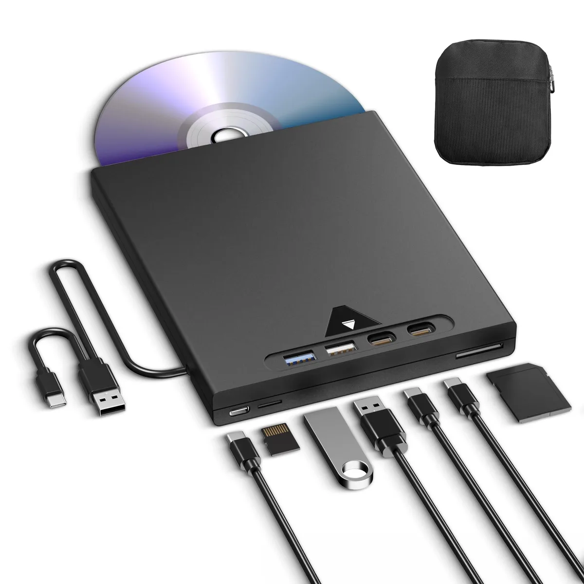 Yaeonku 7in1 Slot-loading Blu-ray Drive — product photo