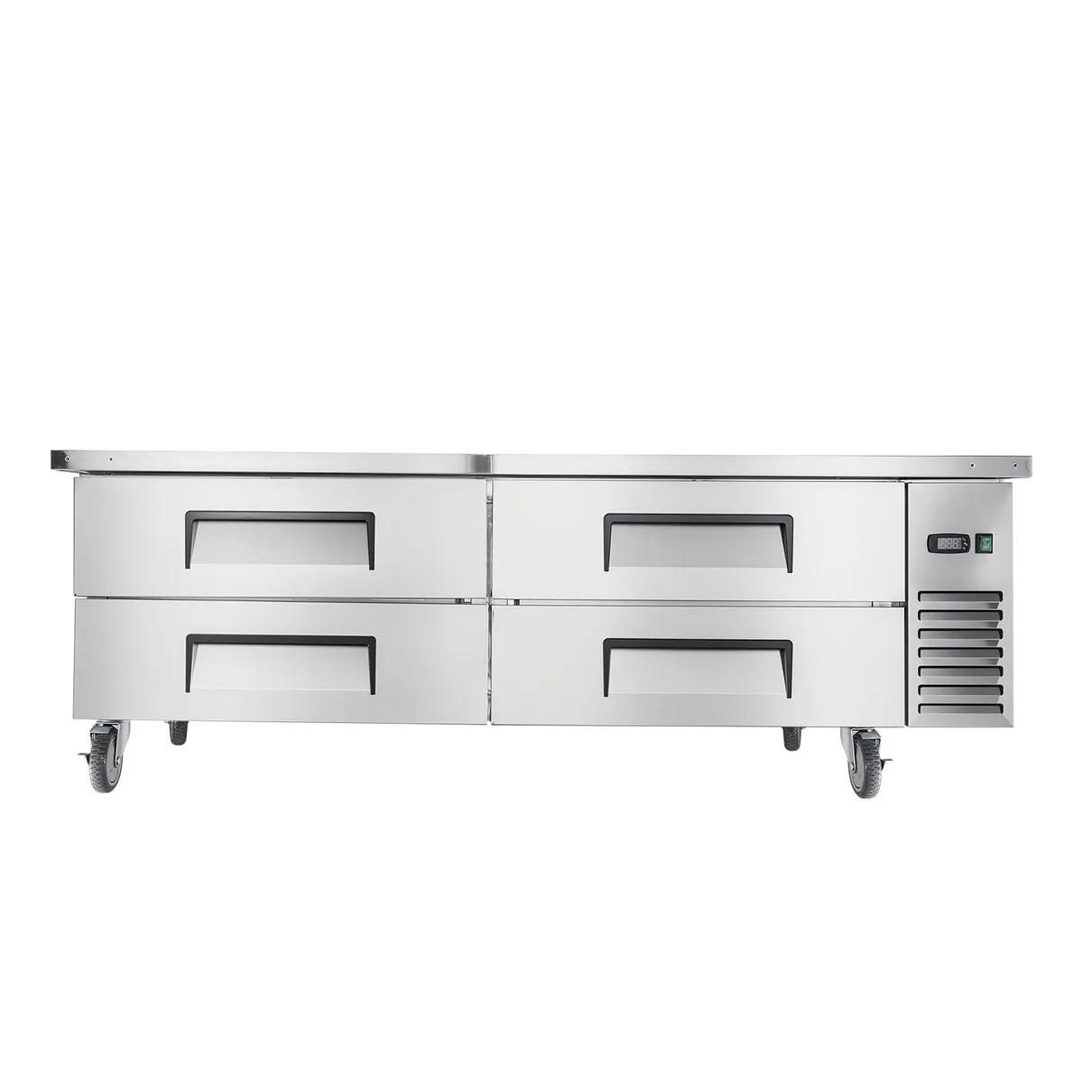 VEVOR VEVOR Chef Base Refrigerator 72" 4-Drawer 12 Pans Stainless Steel — product photo