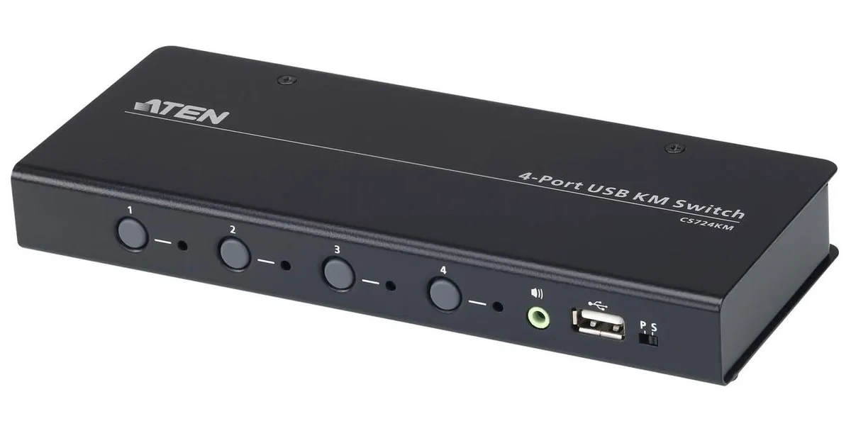 ATEN ATEN CS724KM 4-port USB Boundless KM Switch — product photo