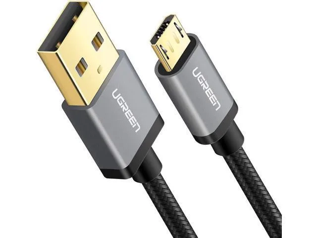 ORVIX ORVIX Micro USB Cable 10FT Nylon Braided 18W 480Mbps Black — product photo