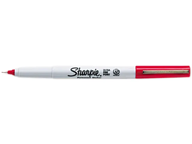 Sharpie Sharpie 37002 Ultra Fine Point Permanent Marker Red Dozen — product photo