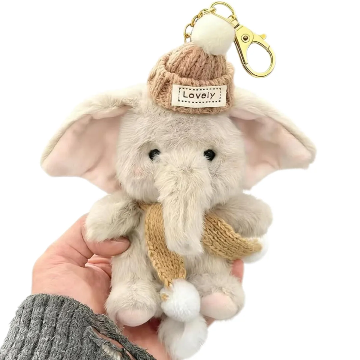  Viator Gear Plush Elephant Keychain Pink — product photo