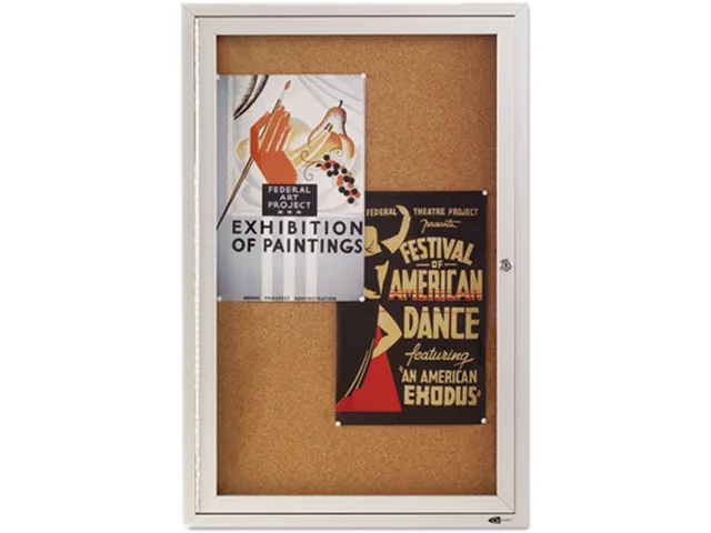 Quartet Quartet 2363 Enclosed Bulletin Board 24 x 36 — product photo